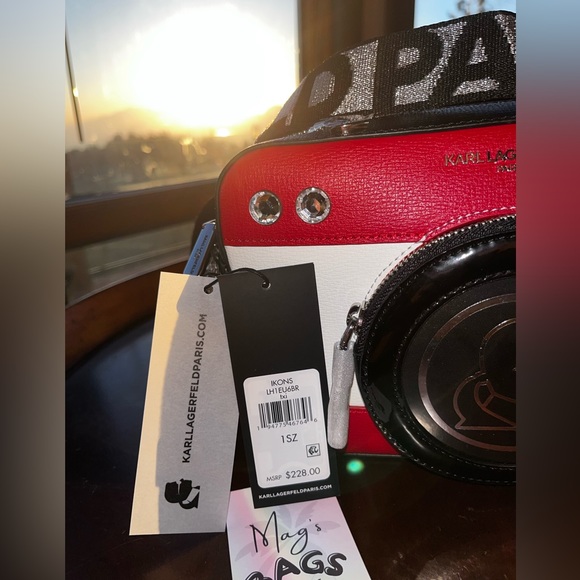 Karl Lagerfeld: Camera Ikons Photography Crossbody Bag - Picture 10 of 12